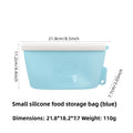 Food-grade vertical silicone fresh-keeping bag